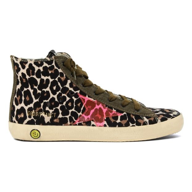 golden goose leopard trainers