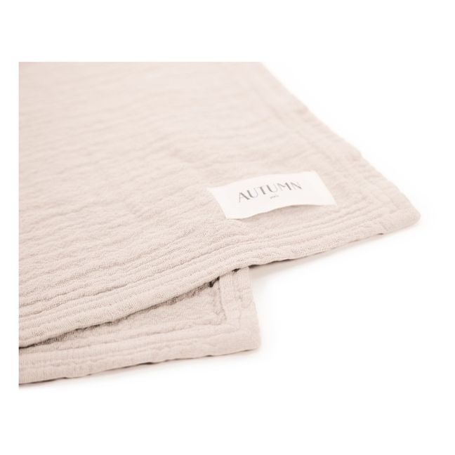 Place mat set in cotton jacquard | Ecru