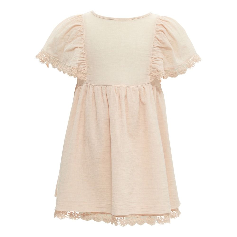 Zhoe & Tobiah - Robe dentelle - Fille - Rose pâle