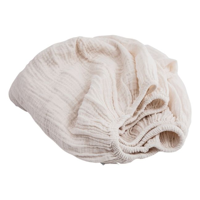Lenzuolo con angoli cotone  | Ecru