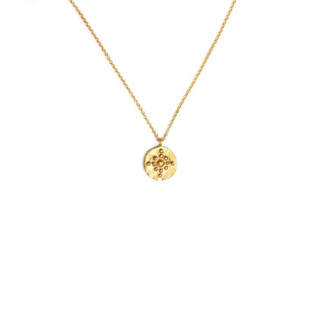 Orion Silver-gilted Pendant Necklace  | Gold
