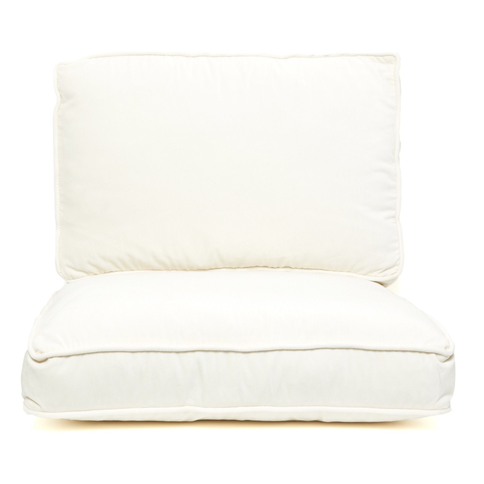 Honoré - Housses de fauteuil Croisette en coton - Blanc