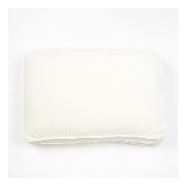 Sesselbezug Croisette aus Baumwolle Weiß