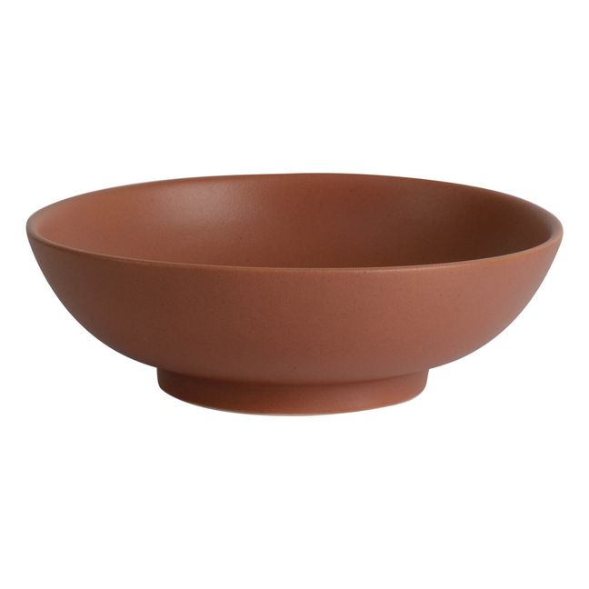 Sharing Ceramic Salad Bowl | Brick red