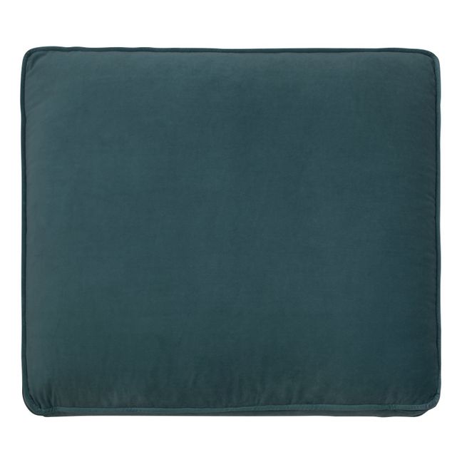 Croisette Armchair Velvet Cover  | Petrol blue