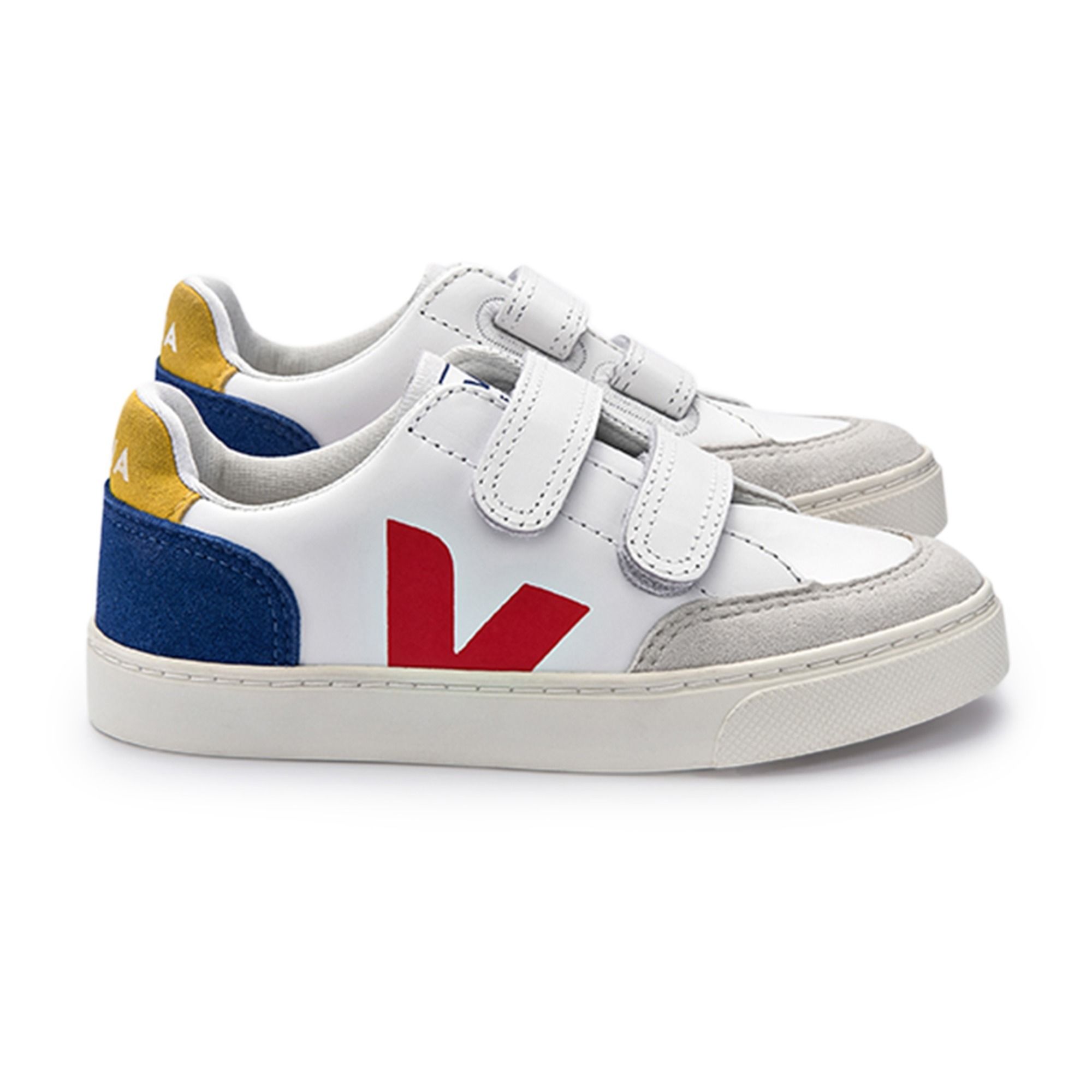 V-12 Leather Trainers Navy blue Veja Shoes Baby , Children