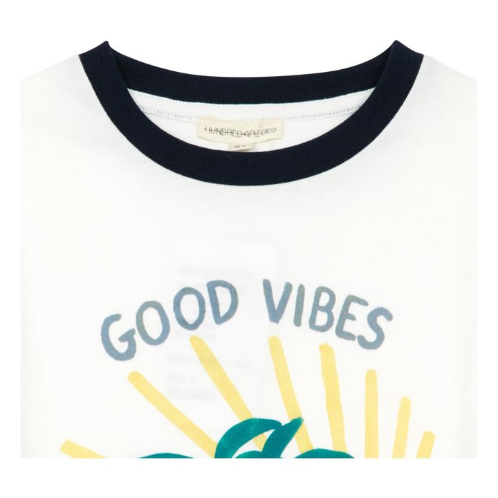 T-Shirt Good Vibes Garçon Bianco- Immagine del prodotto n°1
