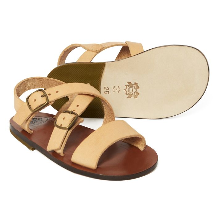 Vegetable tanned best sale leather sandals