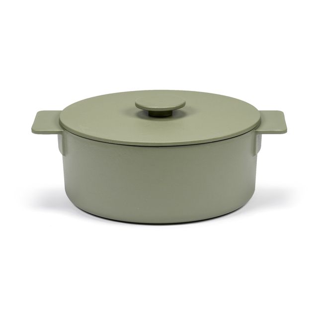 Surface Cast Iron Pan - 4.6L Green