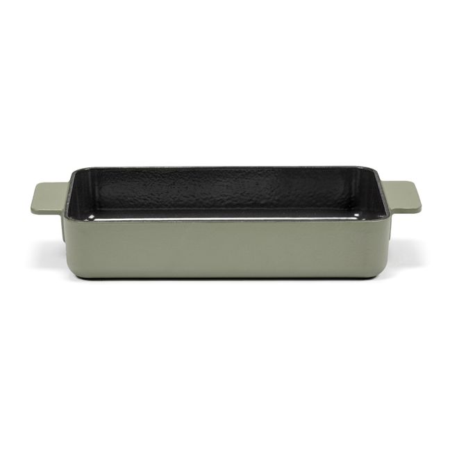 Surface Cast Iron Cooking Dish, 32 x 20cm Green