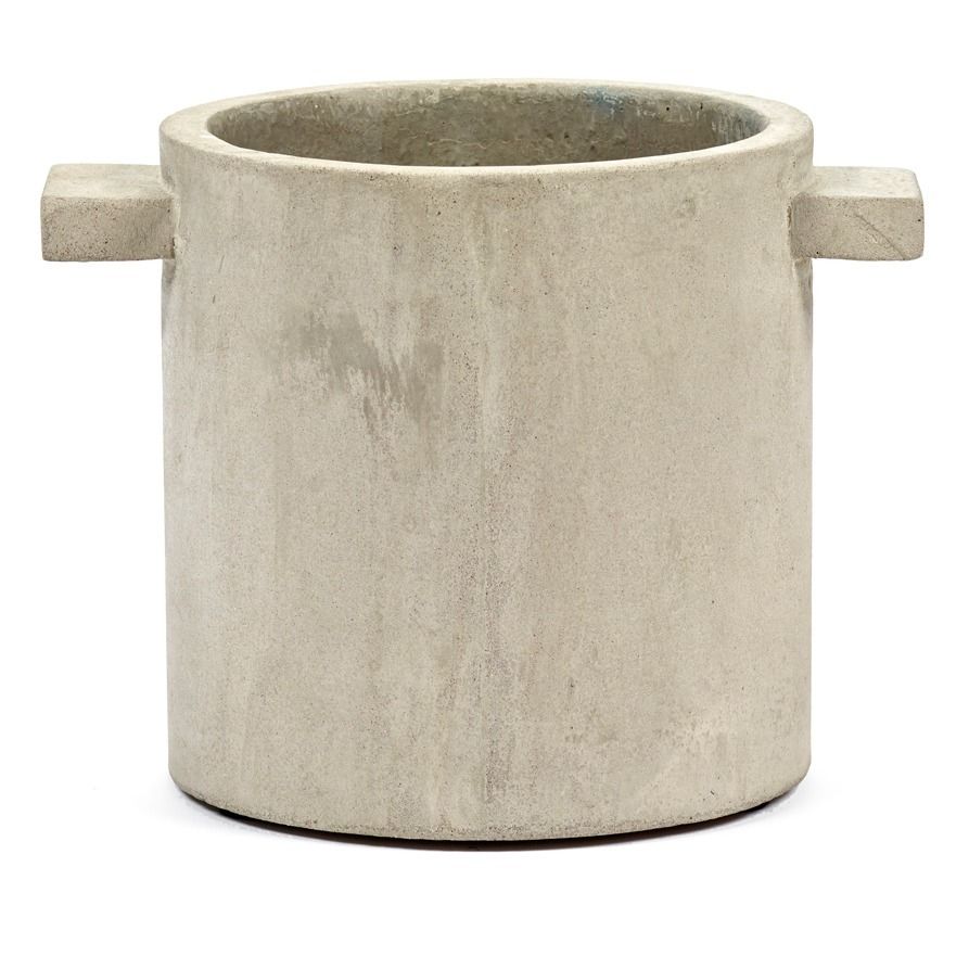 Concrete Plant Pot | Grey- Product image n°0