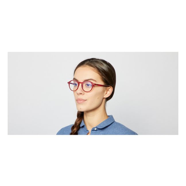 Lunettes pour Ecrans #D - Collection Adulte | Rouge