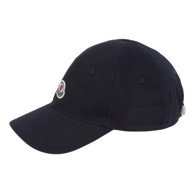 navy moncler hat