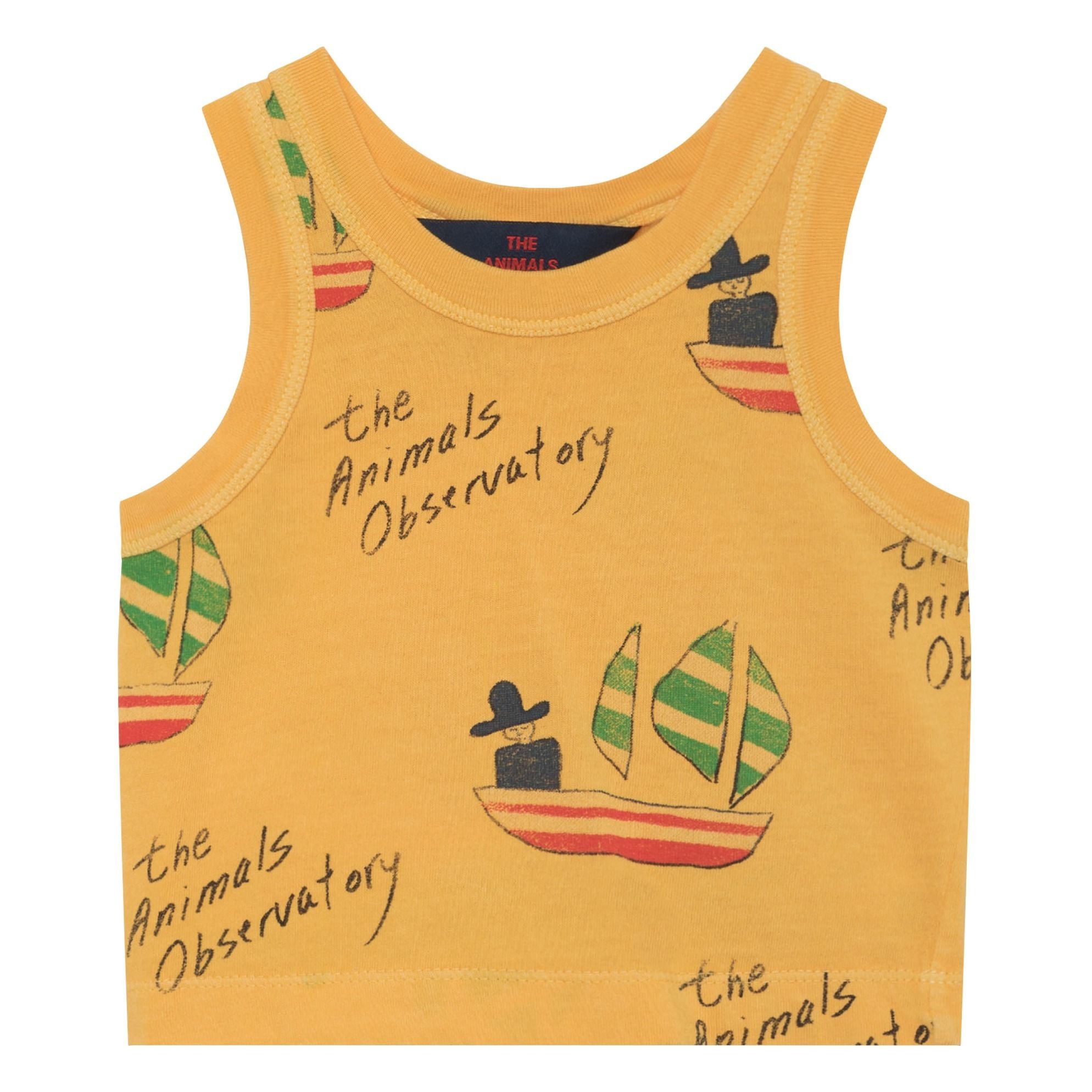 The Animals Observatory - Débardeur Bateaux Frog - Fille - Safran
