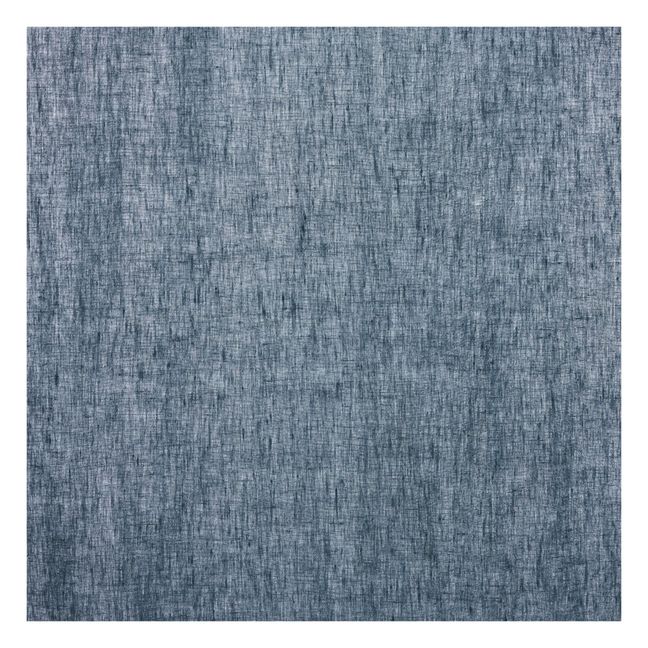 Washed linen rod pocket or clip ring curtains | Faded Blue