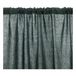 Washed linen rod pocket or clip ring curtains Vine Leaf Green- Miniature produit n°0