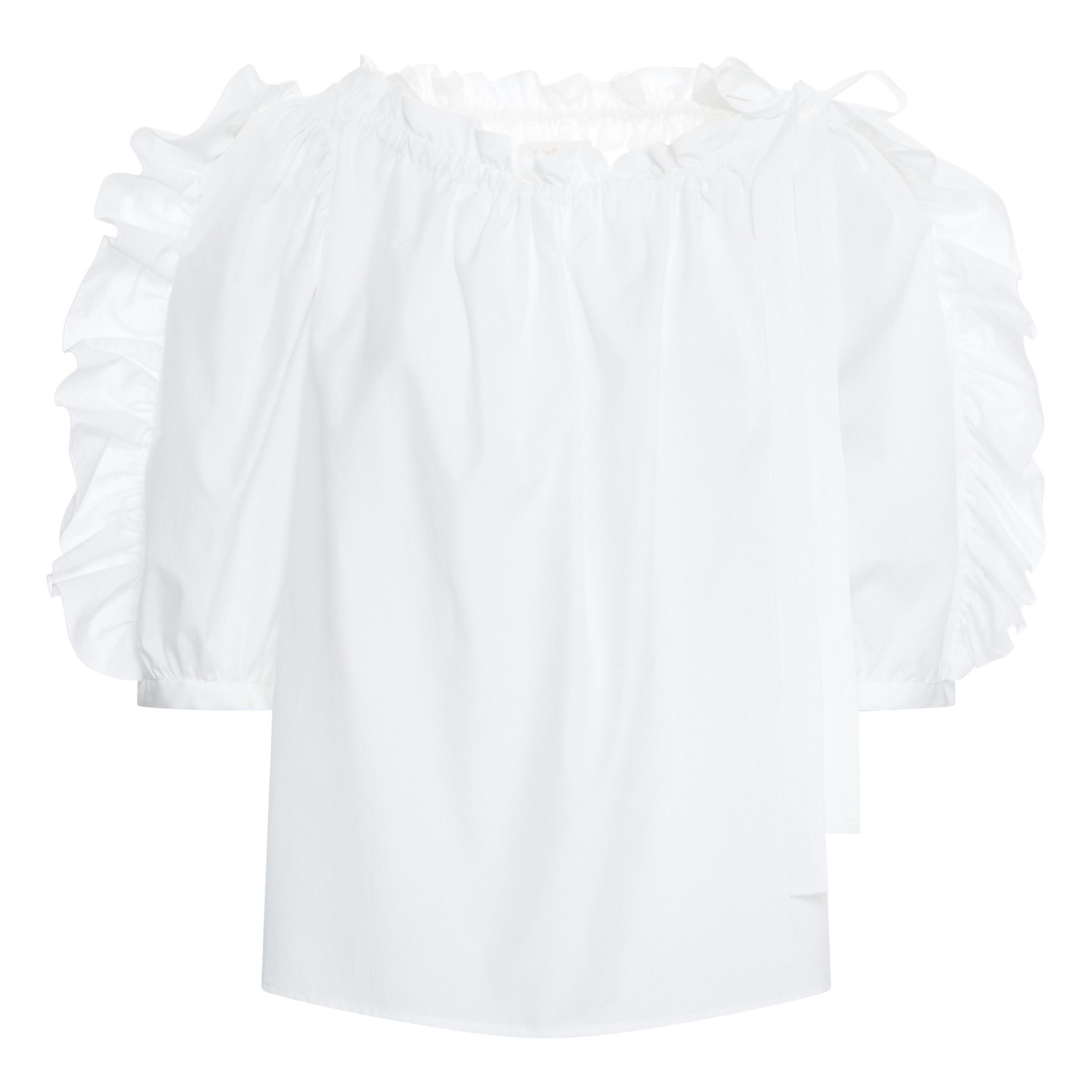 see by chloe ruched sleeve top