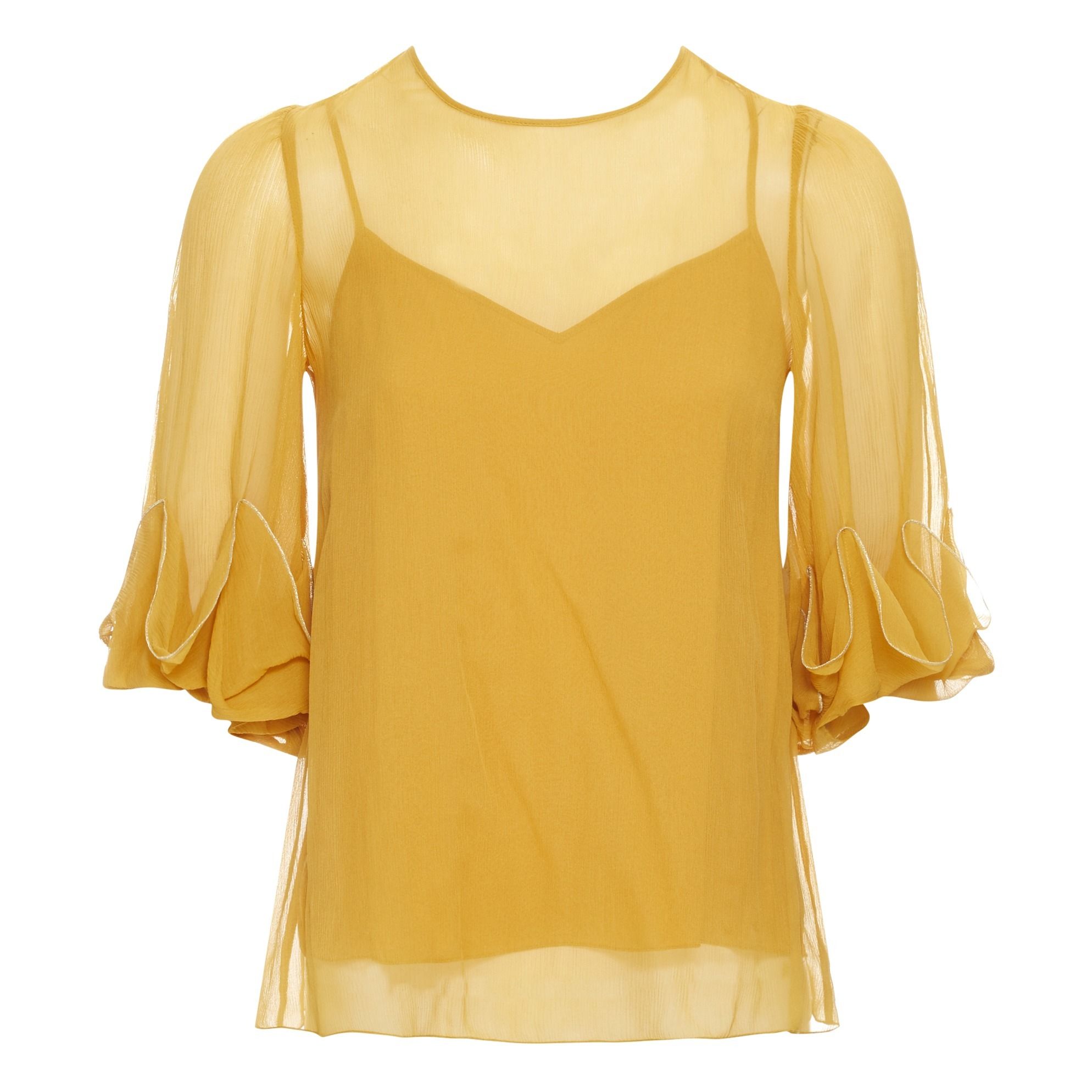 See by Chloé - Blouse Soie - Femme - Jaune