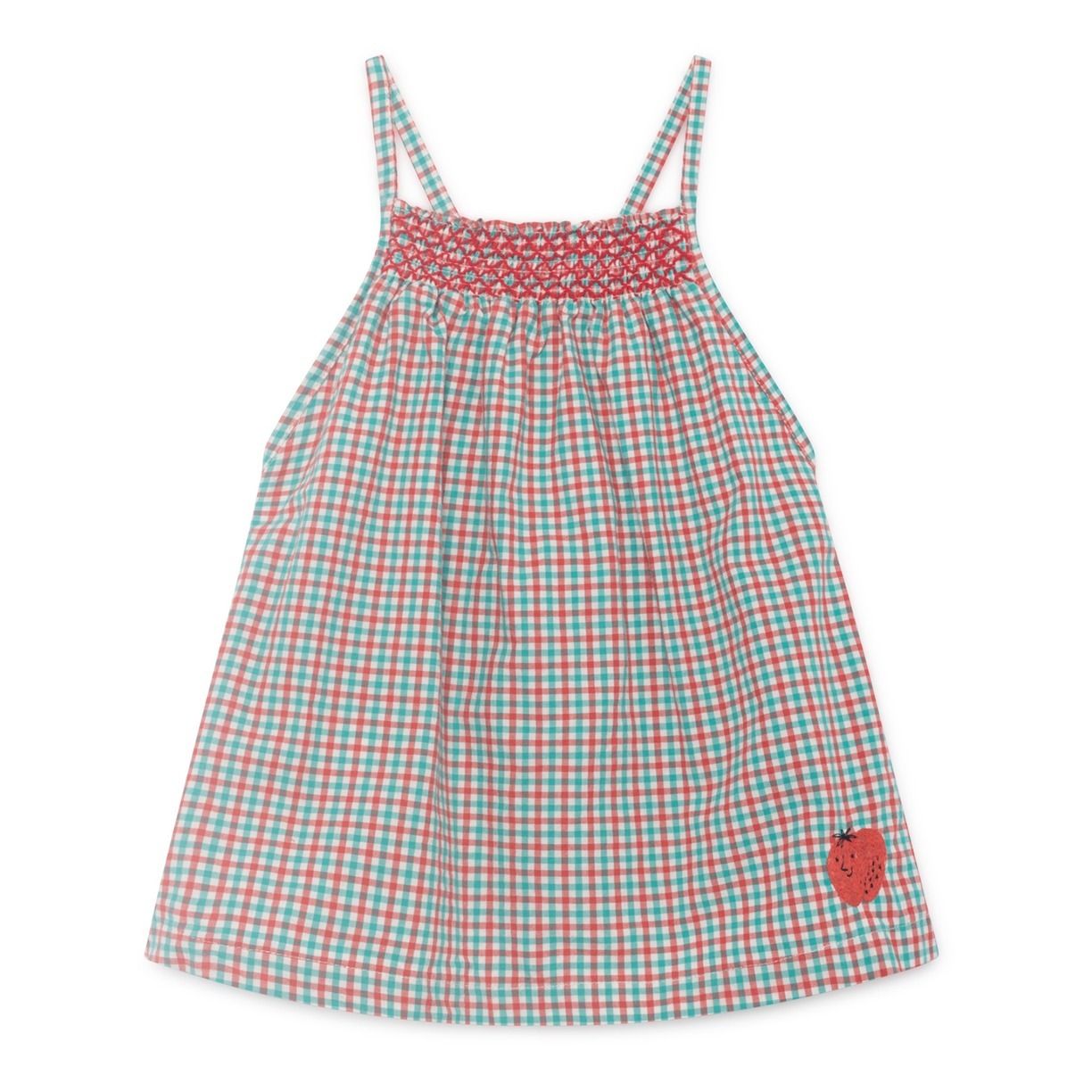 Bobo Choses - Top Carreaux - Fille - Rouge