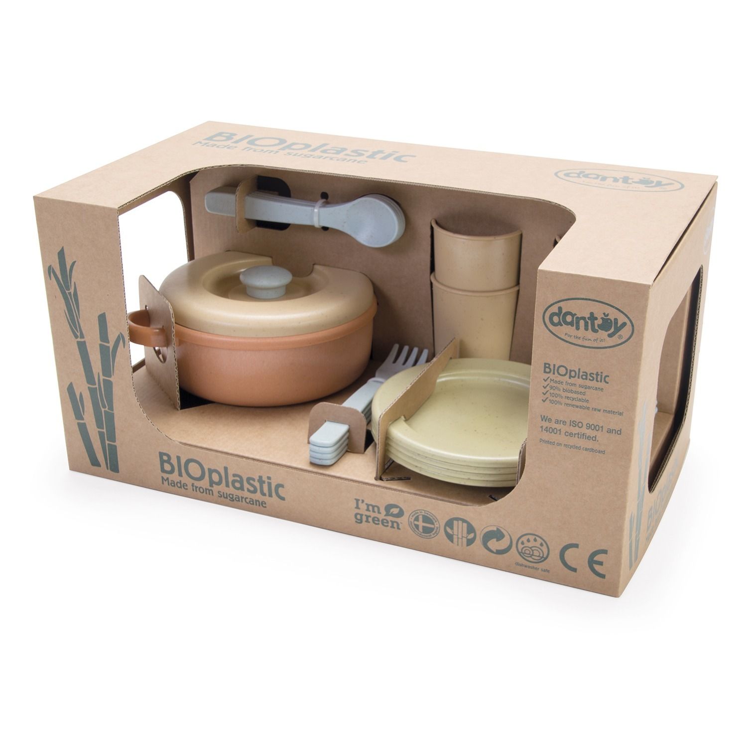 Bioplastic dinnerware set - Set of 22- Product image n°2