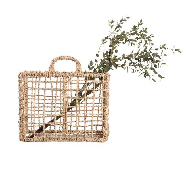 Panier tressé en palme