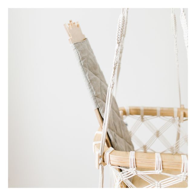 Balançoire bébé en crochet | Blanc