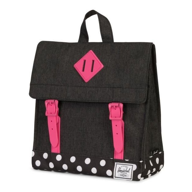 Cartella Survey Nero Herschel Moda Teenager, Bambino