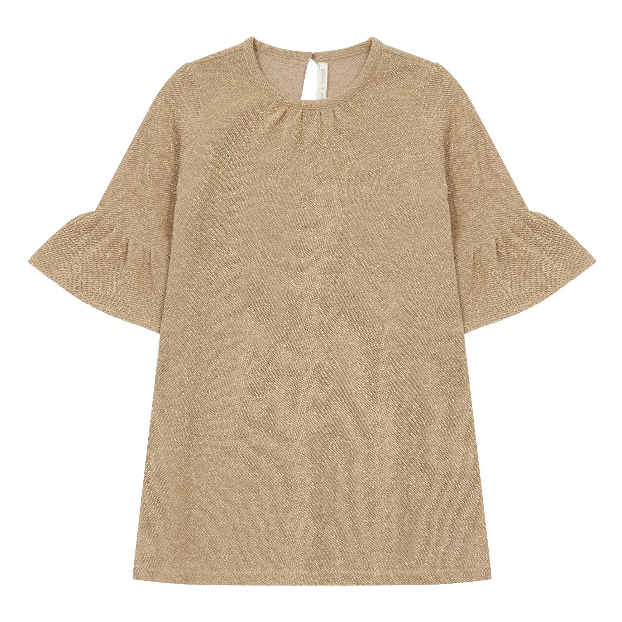 Zhoe & Tobiah - Robe Lurex - Fille - Doré