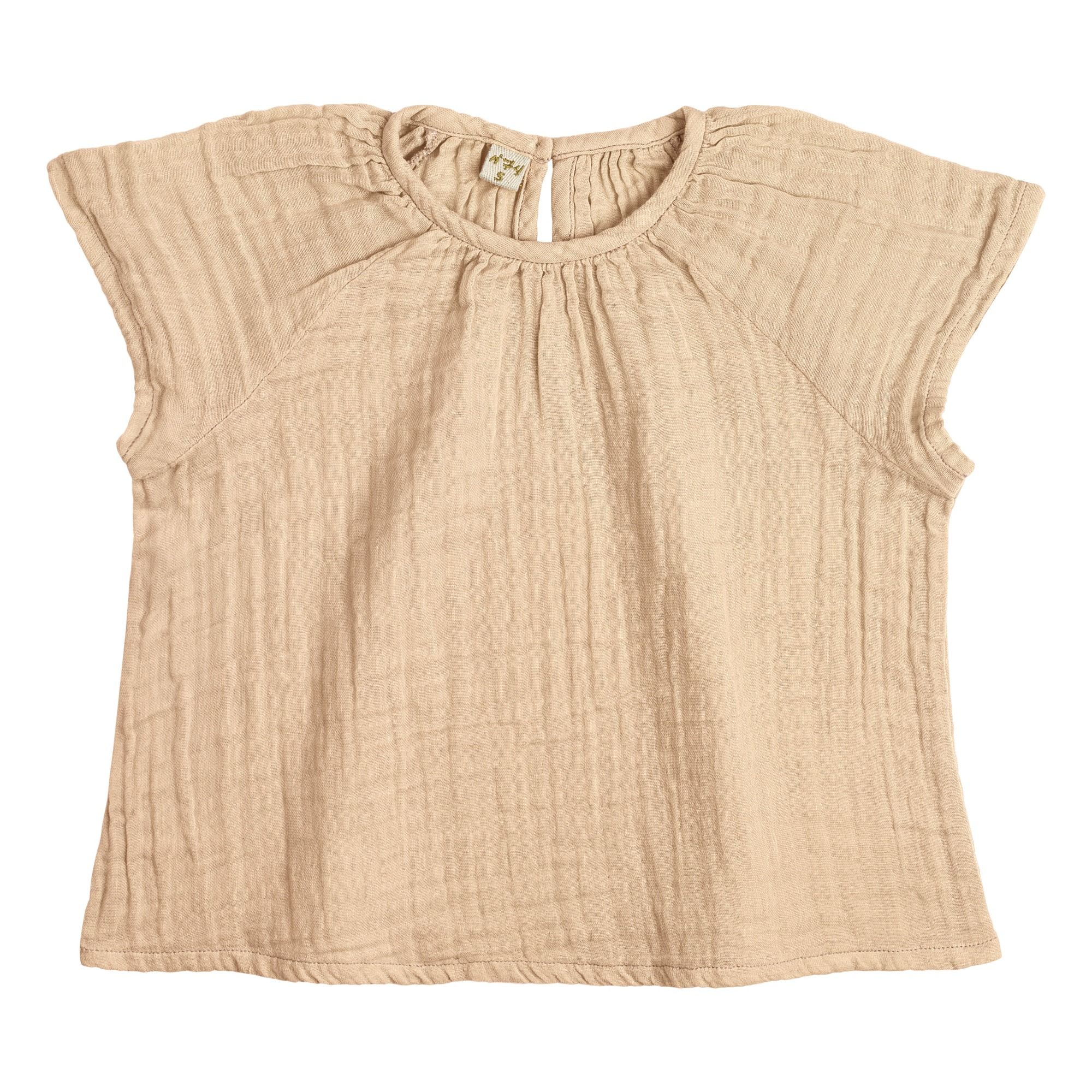Bluse aus Bio-Baumwolle Clara | Pale Peach S047- Produktbild Nr. 0