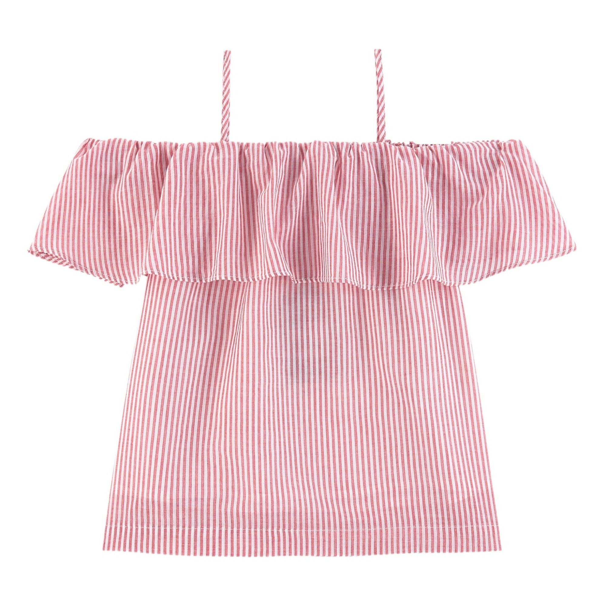 Designers Remix Girls - Top Coton Bio Kikka - Fille - Rouge