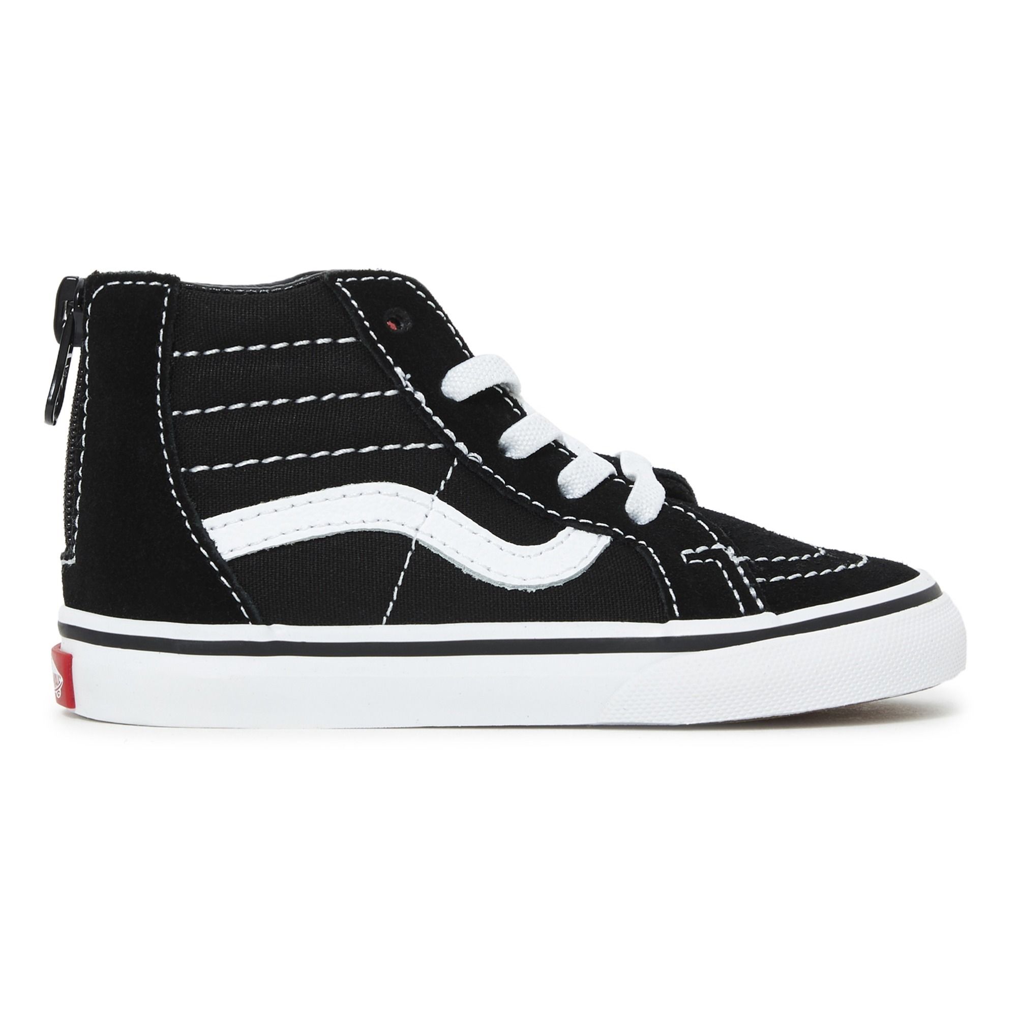 Vans - Baskets Suede Zippées SK8-Hi - Fille - Noir