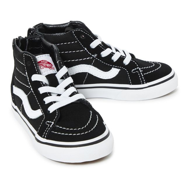 Zapatillas Suede con Cremallera SK8-Hi | Negro