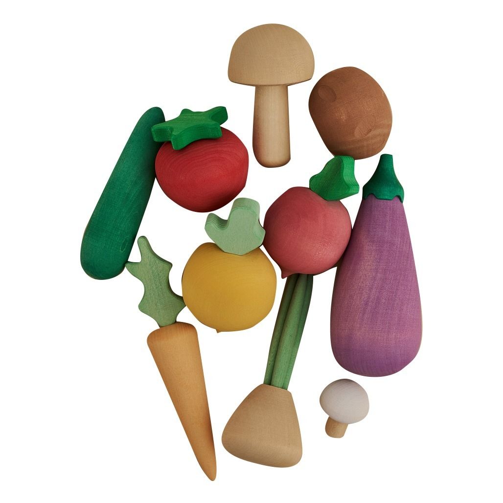 Vegetable toy set in wood Raduga Grez Toys and Hobbies Children
