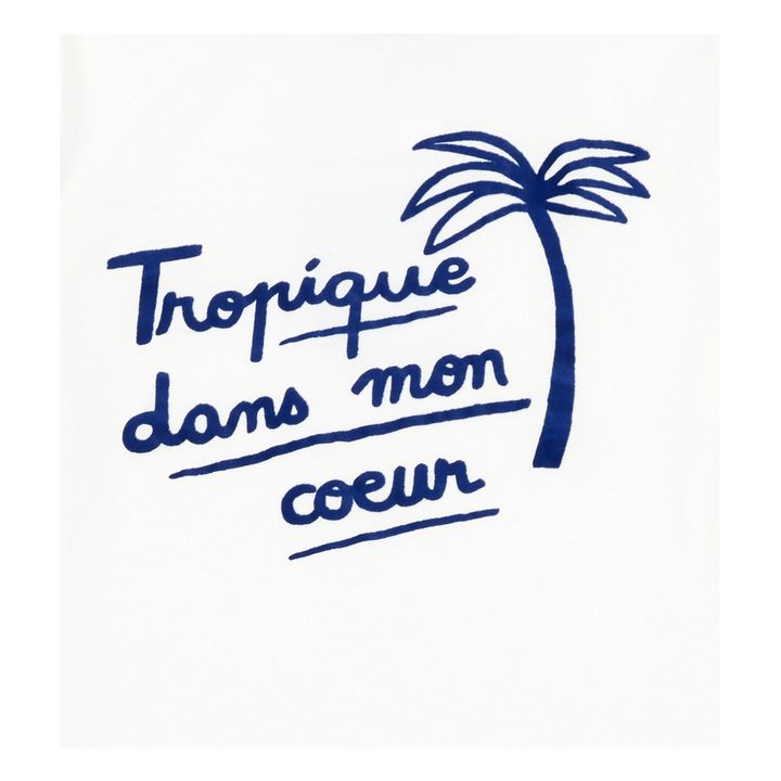 T-shirt Tropico Dans Mon Cœur  Bianco- Immagine del prodotto n°6