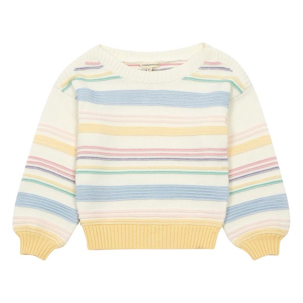 Striped Jumper Off white Hundred Pieces Fashion Teen , Children