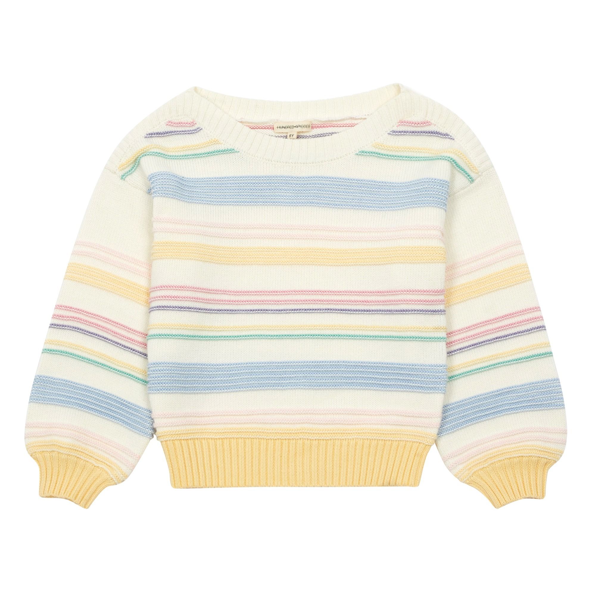 Striped Jumper Off white Hundred Pieces Fashion Teen , Children