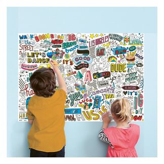 Omy Poster groß und 100 Sticker Street Art-listing