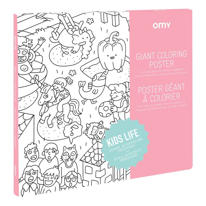 Giant colouring poster - Kids Life- Product image n°0