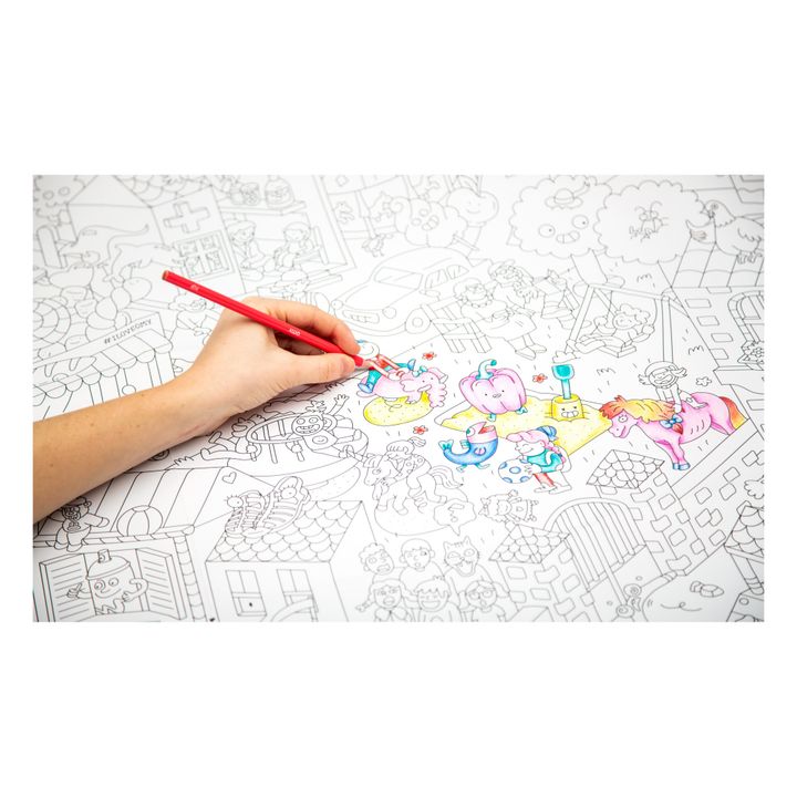Giant colouring poster - Kids Life- Product image n°1