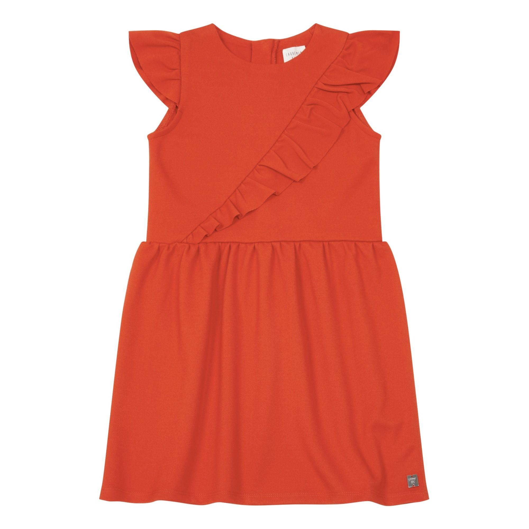 Carrement Beau - Robe Milano - Fille - Rouge vermillon