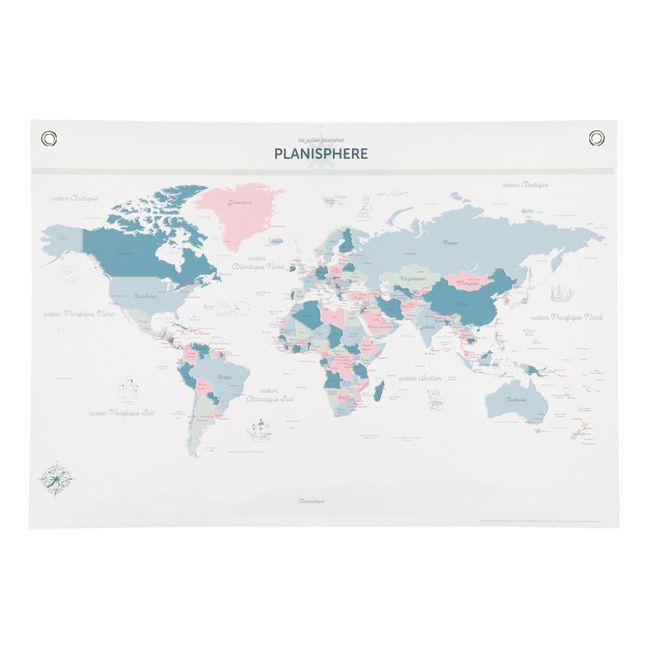 Planisphere Learning Board 70x100cm
