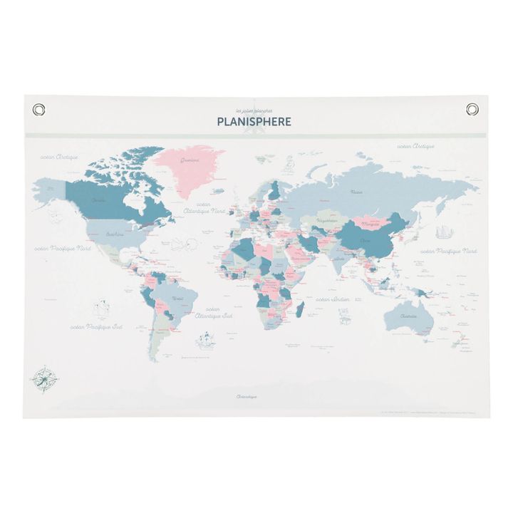 Planisphere Learning Board 70x100cm- Product image n°0