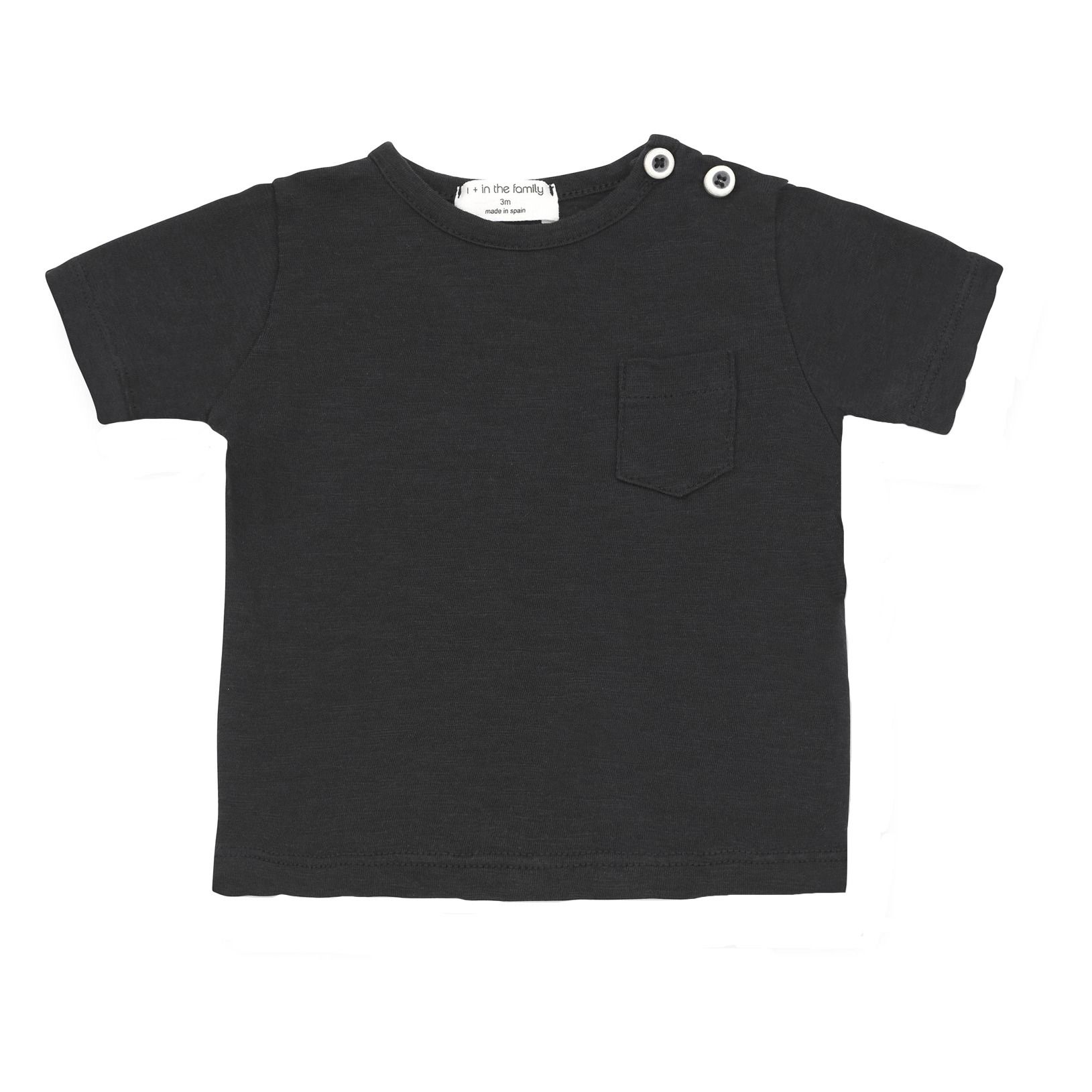 1+ in the family - T-shirt Domenico - Garçon - Noir