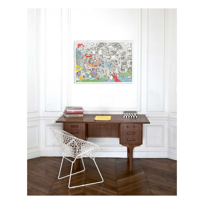 Poster gigante da colorare Meseo 