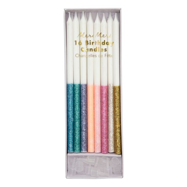 Candele glitterate