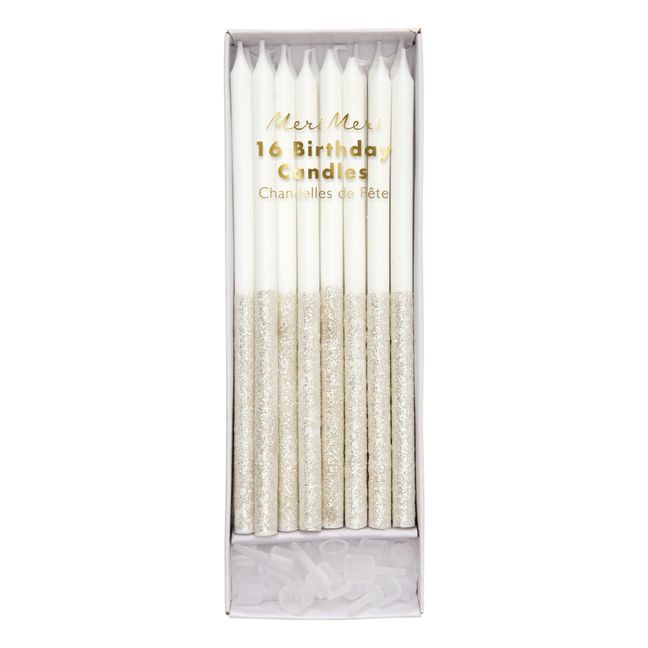 Candele glitterate