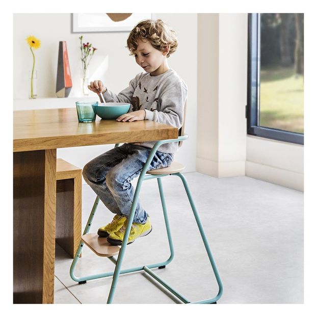 TIBU Adaptive High Chair (table top + leather crotch strap
