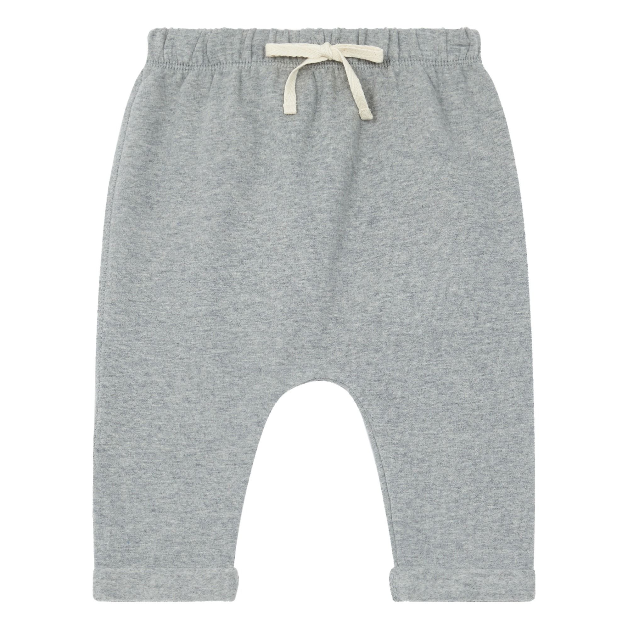Gray Label - Pantalon Sarouel Coton Bio - Fille - Gris