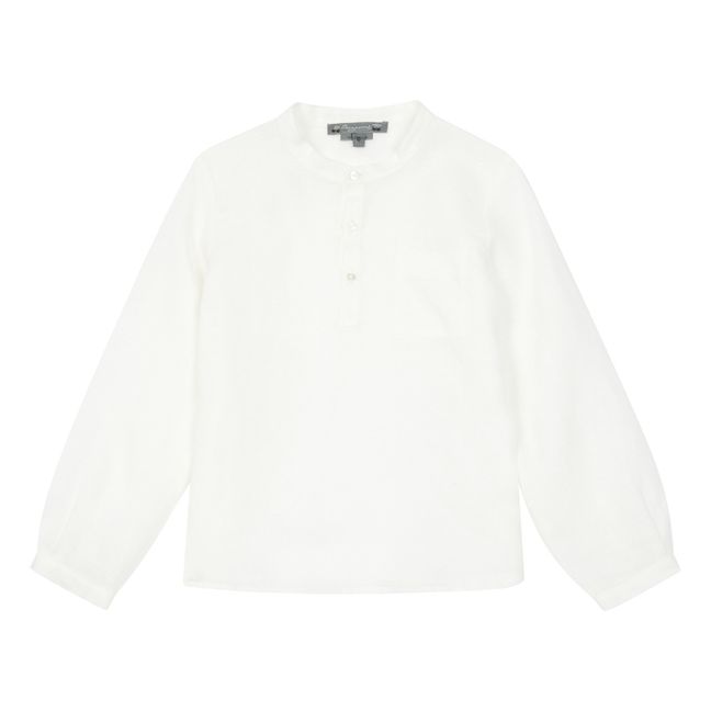 Kurta aus Leinen Artiste | Weiß