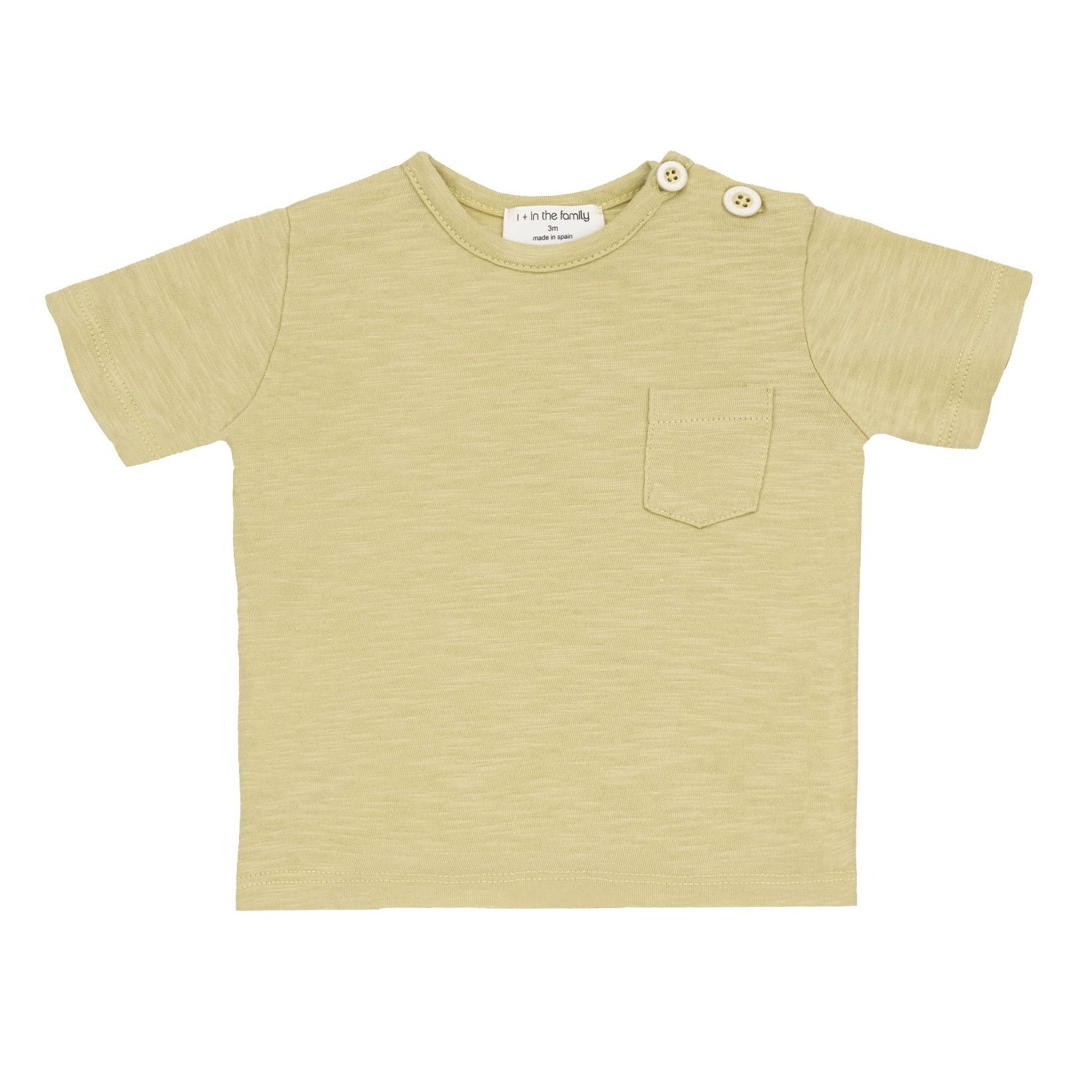 1+ in the family - T-shirt Domenico - Garçon - Ocre
